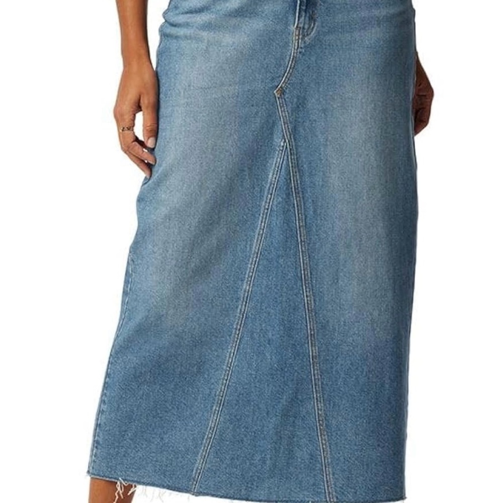 Denim Maxi Skirt